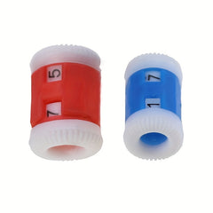 4pcs Plastic Sweater Needles Counter Reusable Knitting Tool