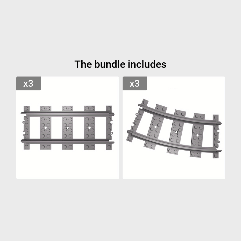 Train Track Building Blocks Educational Toys for Kids - Perfect Gift Idea