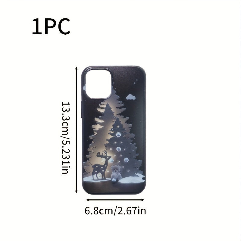 Christmas Tree Print Phone Case for iPhone - Multiple Models Available