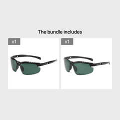 Men's Polarized Driving Sunglasses UV400 Retro Sun Protection Glasses