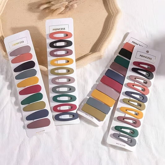 10pcs Candy Hairclip Hairpin Snap Clip Barrette Hair Accessories