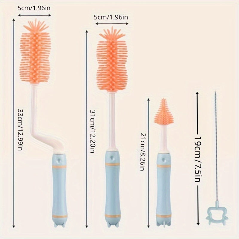 3pc Bottle Cleaner Pacifier Straw Brush Set Easter Gift