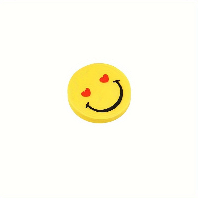 Cute Cartoon Smile Face Eraser for Clean Traces