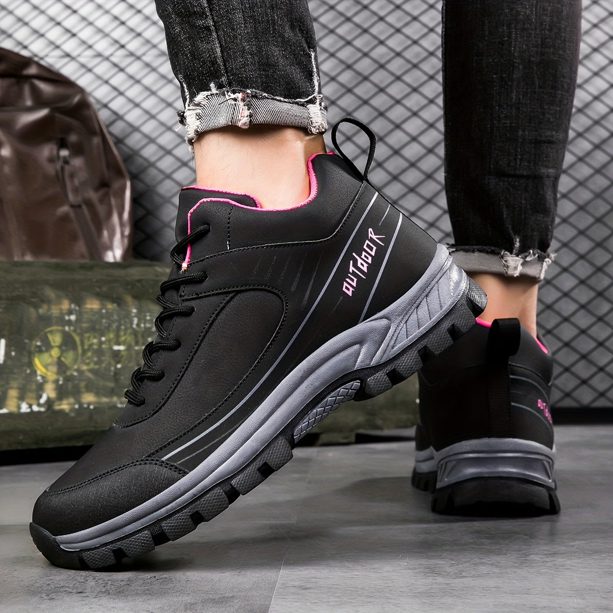 Durable Non Slip Hiking Shoes Breathable Trekking Footwear