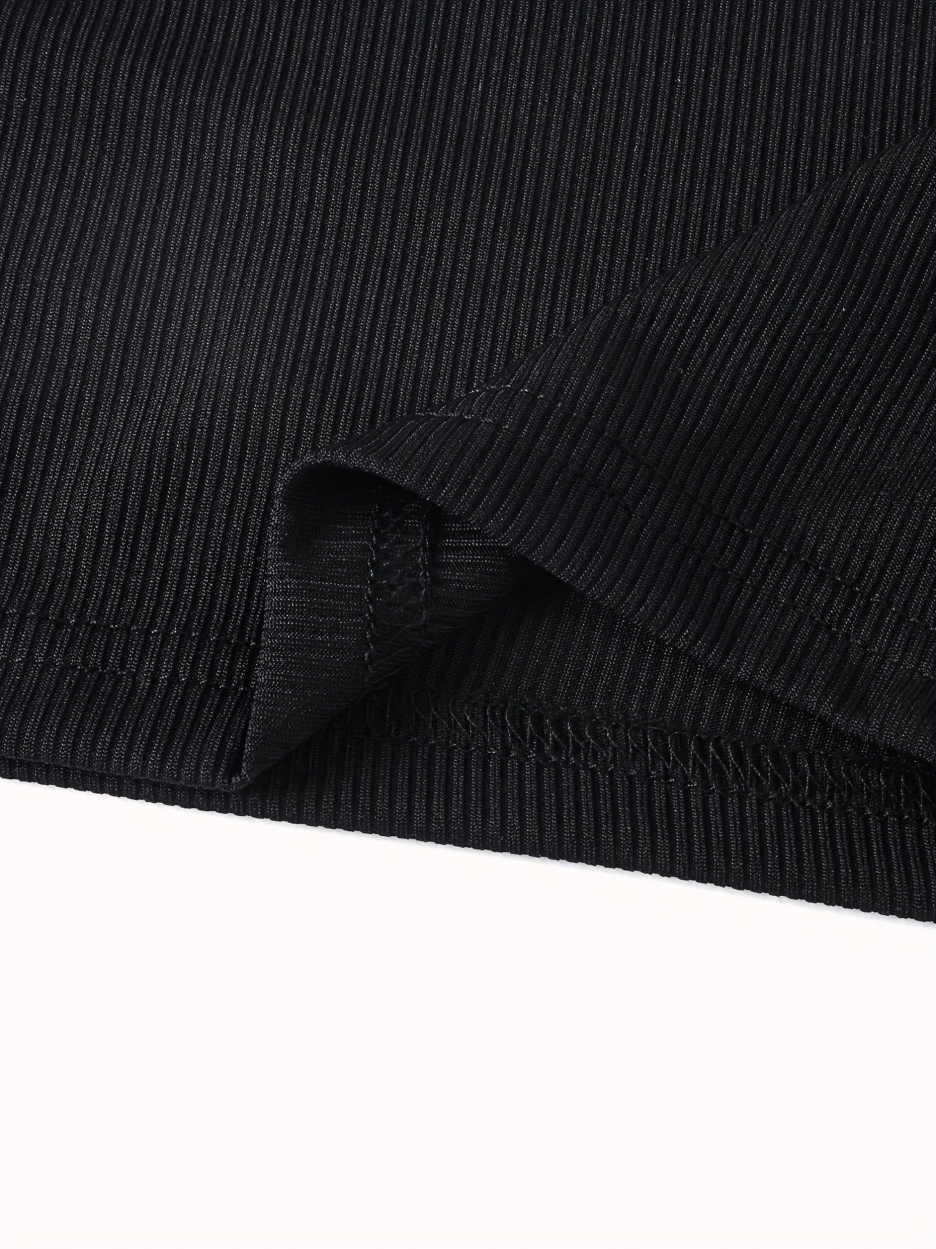 Solid Casual Two piece Set One Shoulder Crop Top & Drawstring Shorts