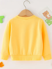 Playground Print Boys Casual Pullover Sweatshirt Long Sleeve Crew Neck Tops