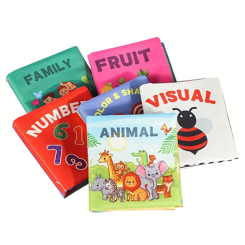Interactive Washable Cloth Books for Toddlers Sensory Learning Toys