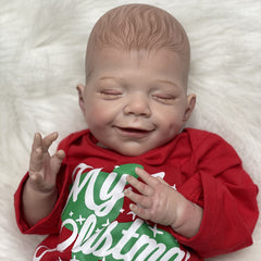 April Full Body Silicone Vinyl Bebe Reborn Doll - Lifelike Smile