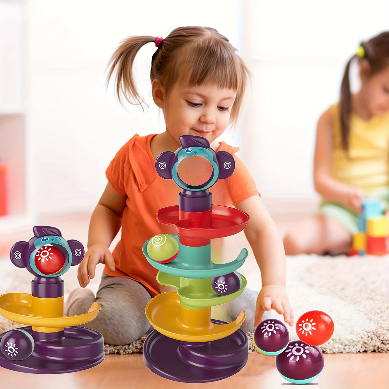 5 Layer Ball Track Tower Educational Toy for Kids