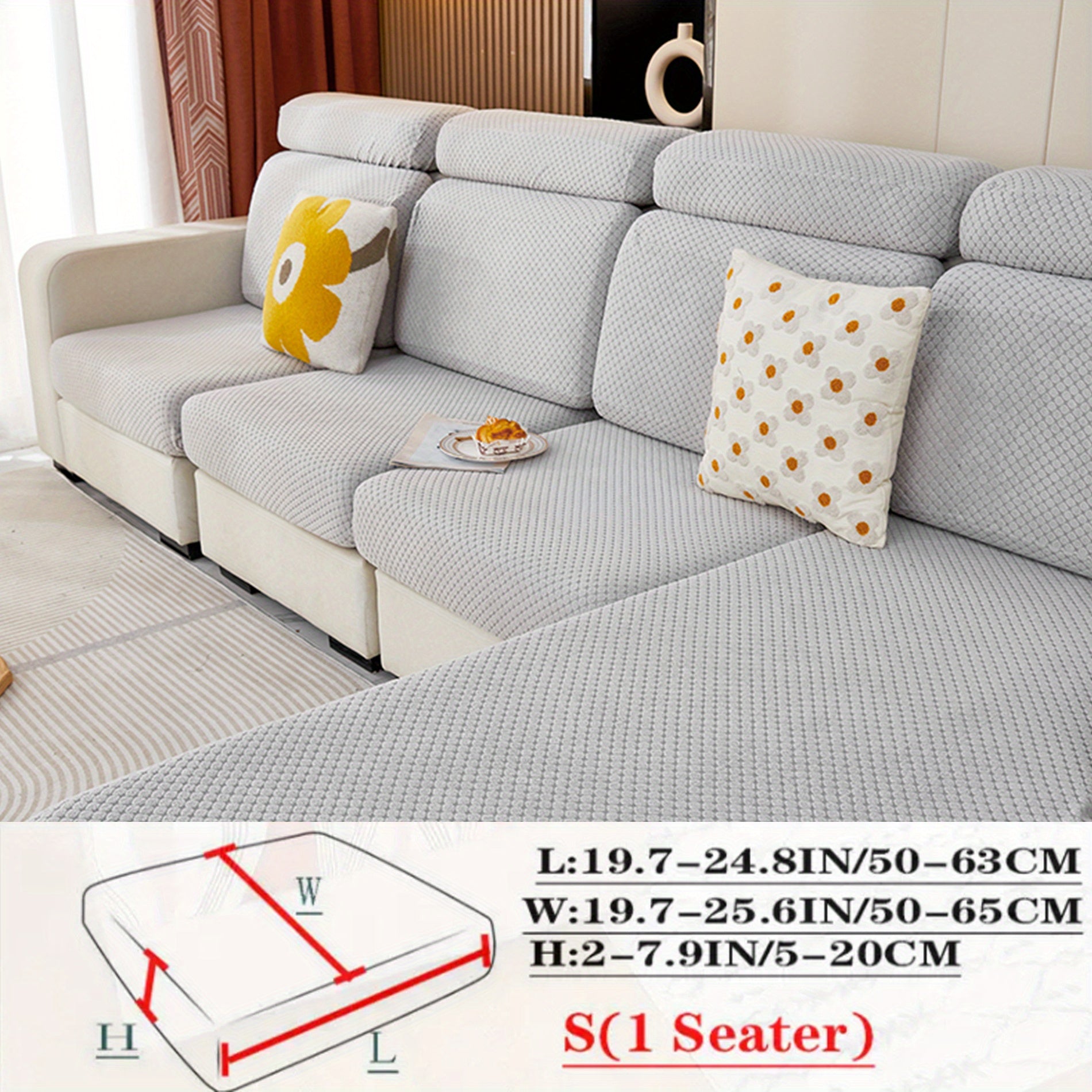 Non Slip Sofa Cover Elastic Slipcover Home Decor