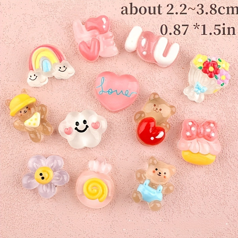 DIY Rainbow Bear Accessories: Ear Jewelry, Phone Cases, Keychains