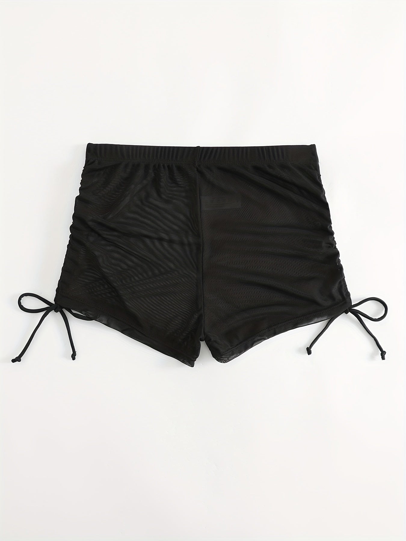 Mesh High Waist Swim Cover Up Pants