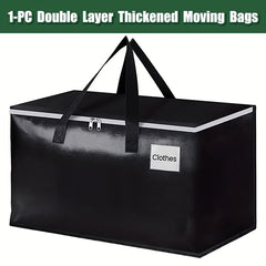 Large Capacity Collapsible Moving Bag Heavy Duty Strong Zippers & Handles