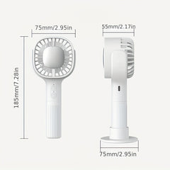 Portable Handheld Desktop Fan Manual Pocket Outdoors Office