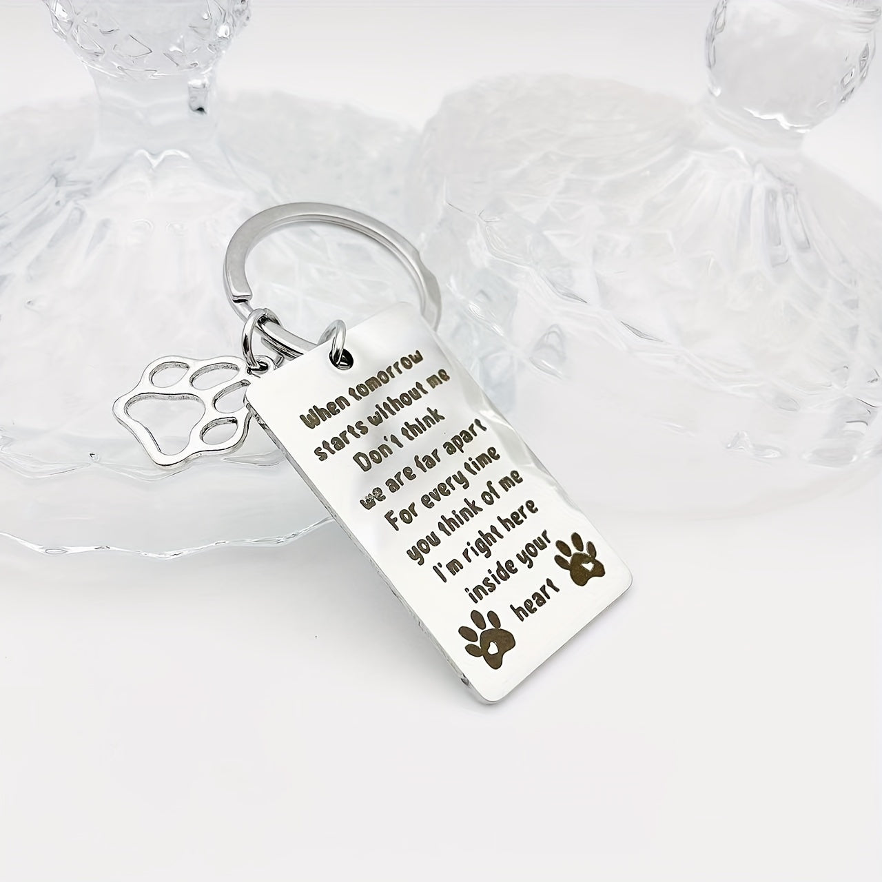 Pet Memorial Keyring - Cherish Your Beloved Pet's Memory