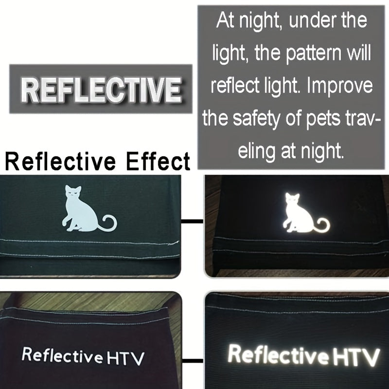 Personalized Reflective Letter Dog Harness Label