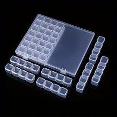 Clear Painting Storage Box 56 Grids for Nail Art Jewelry and Accessories