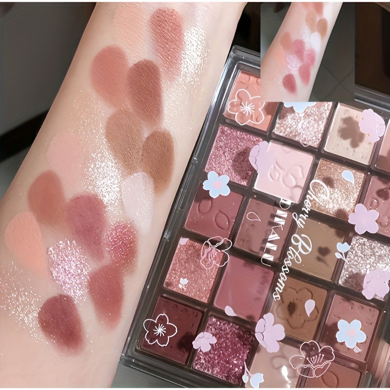 20 Milk Tea Earth Red Eyeshadow Palette