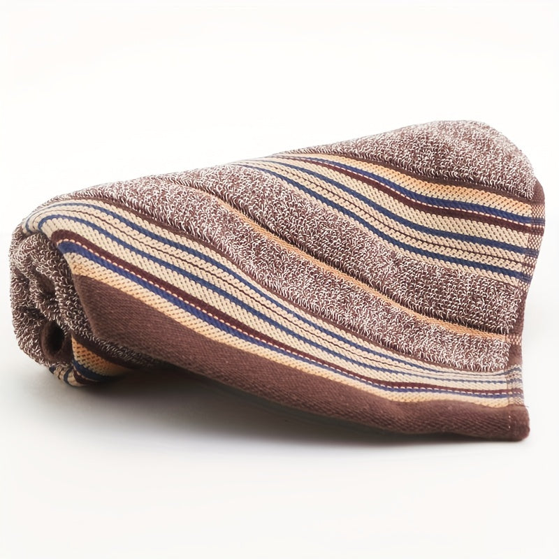 3pcs Striped Hand Towels Set Cotton Face Towel Ultra Soft And Highly Absorbent