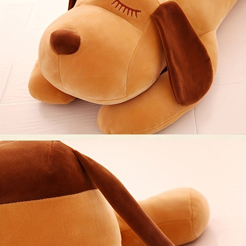 Plush Toy Tummy Time Dog Soft Dog Animal Doll Pillow Activity Gift