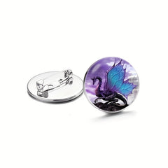 Winged Dragon Brooch Pins - Mythical Creature Jewelry