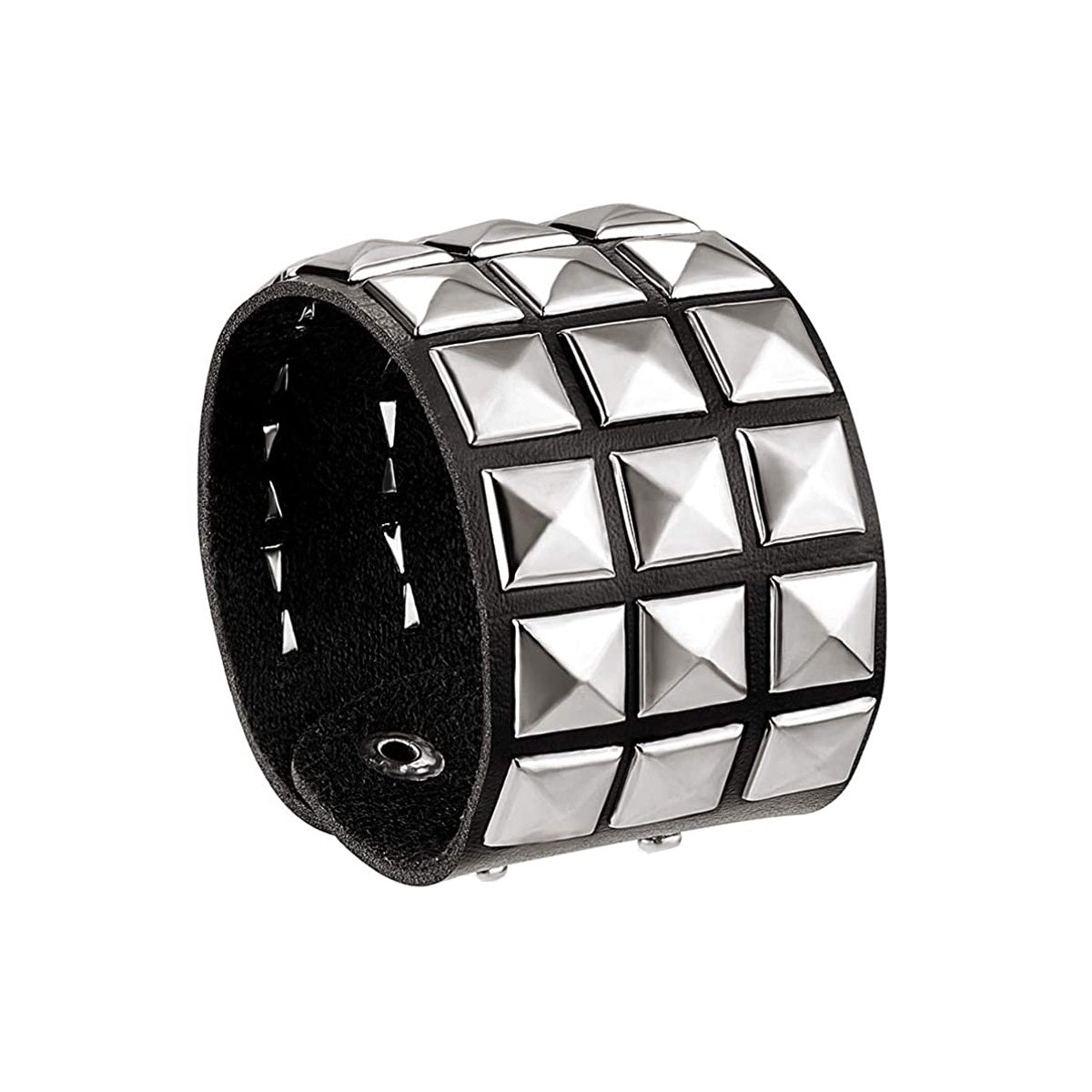 Rock PU Leather Bracelet with Willow Bracelet