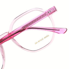 Square Clear Lens Glasses For Women Men Casual Jelly Nearsighted Myopia
