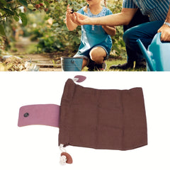 Portable Outdoor Foraging Bag PU Leather Pouch Camping Waist Storage