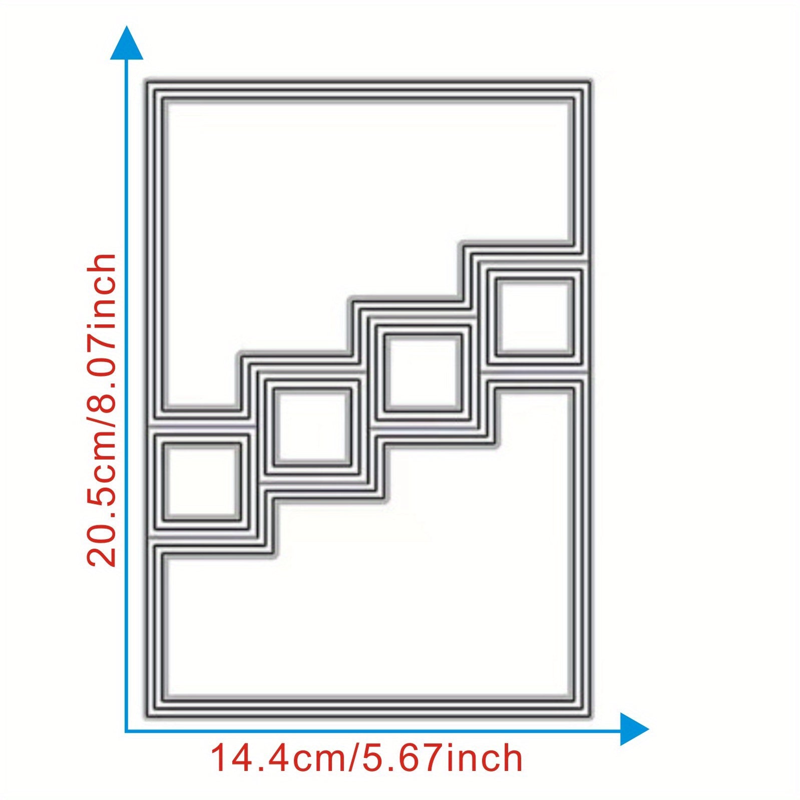 1pc Framework Metal Cutting Dies Stencils for Card Making Scrapbooking