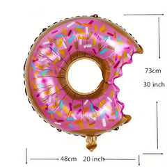 5pcs Donut Shaped Balloon Cartoon Birthday Balloon