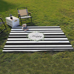 Waterproof Picnic Mat for Hiking Parks Grasslands - Striped