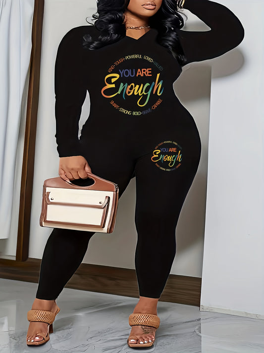  Skull Print Long Sleeve Top & Leggings Set