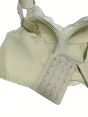 Lace Push Up Bra with Bow Tie - Women's Lingerie