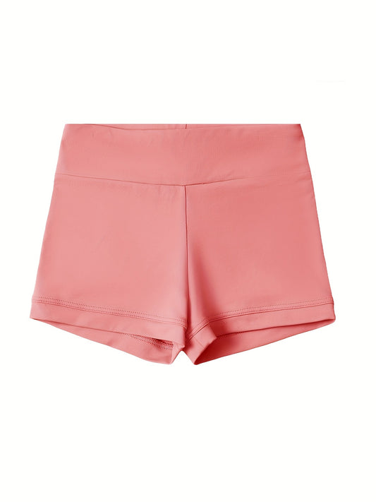 Girls Athletics Shorts For Gymnastics Volleyball Yoga Team Sports