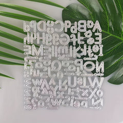 1pc English Letters Metal Cutting Die DIY Card Scrapbook Diary Decoration