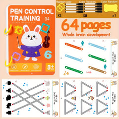 Reusable Alphabet & Number Workbook with Pens