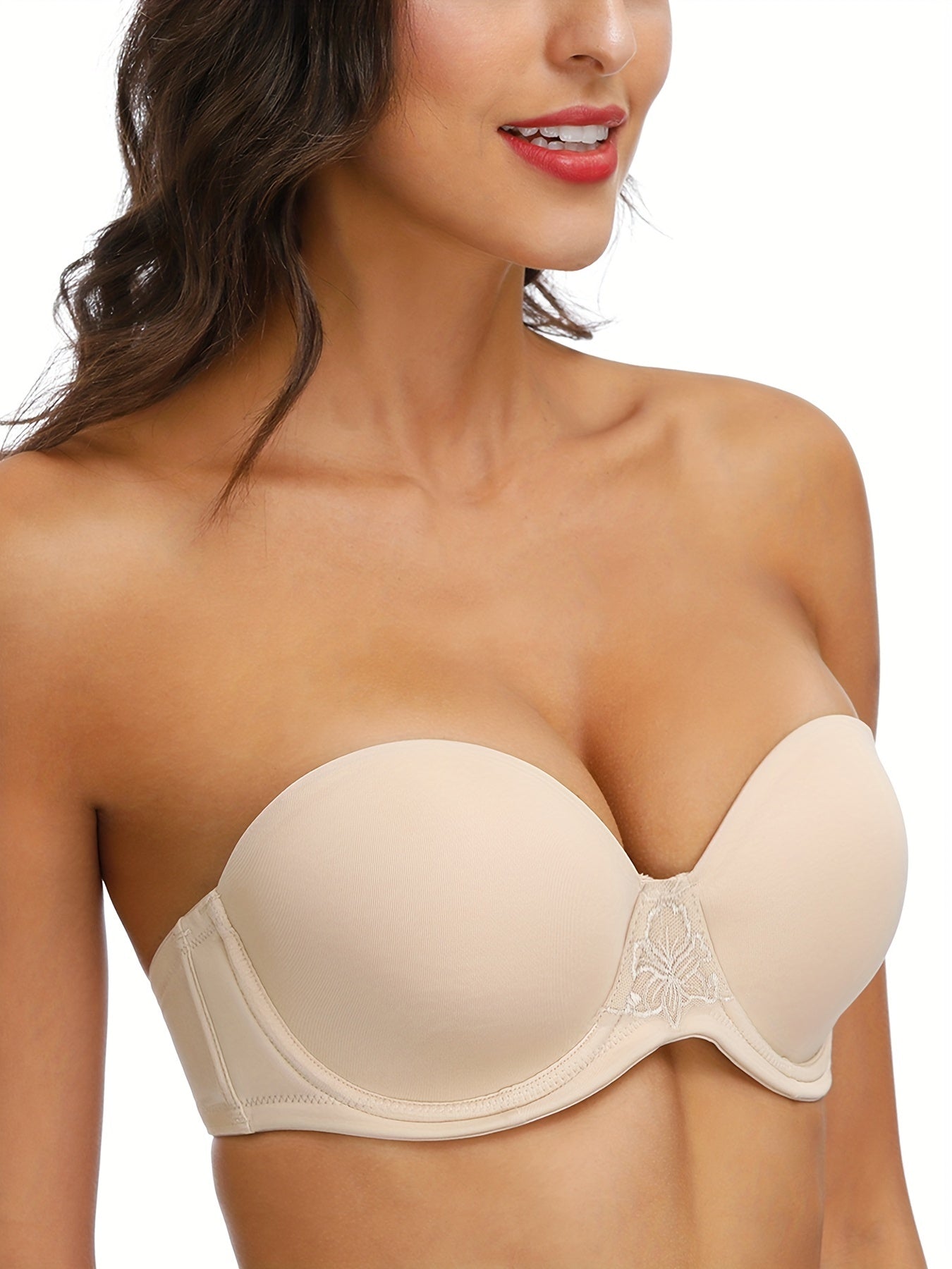 Strapless Bandeau Bra Comfy Everyday Women's Lingerie