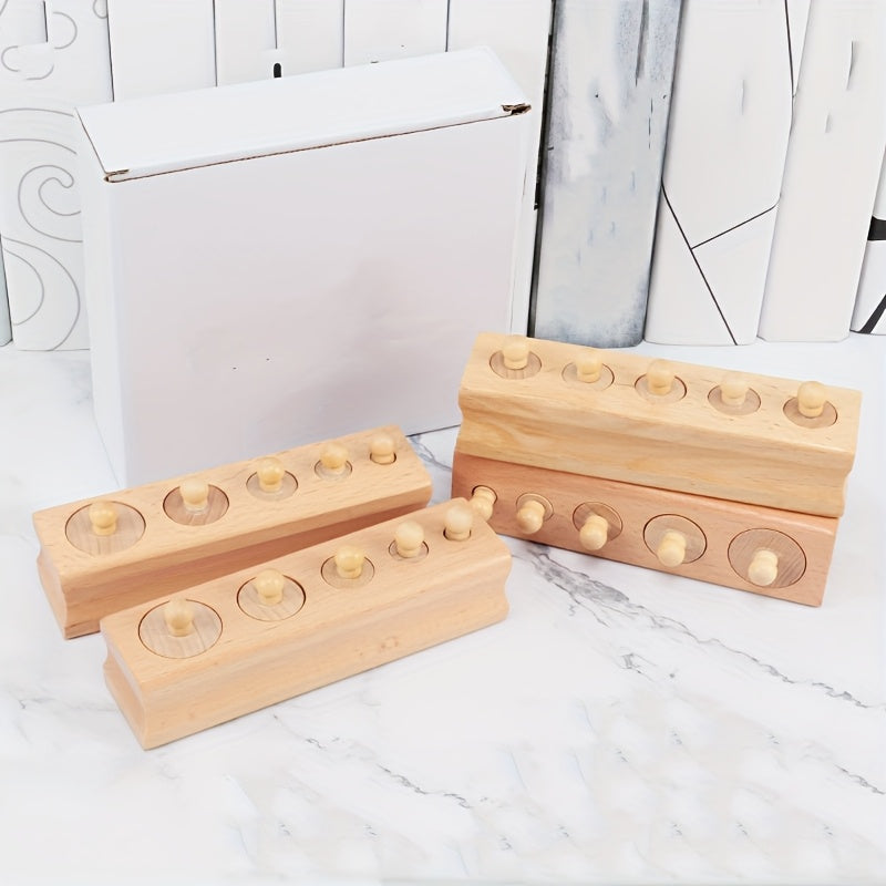 20pcs Wooden Building Blocks Set for Shape Recognition