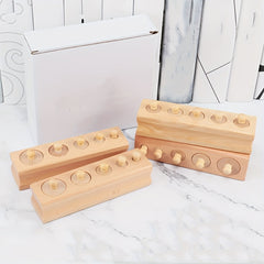 20pcs Wooden Building Blocks Set for Shape Recognition