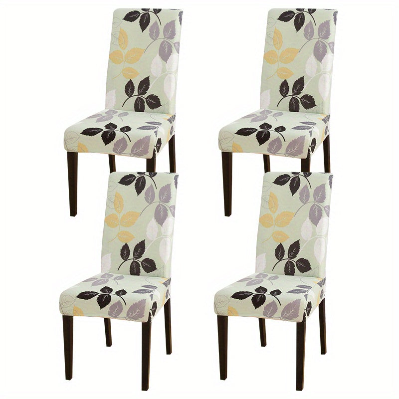 Printed Stretch Dining Chair Slipcover - Chair Protector for Living Room