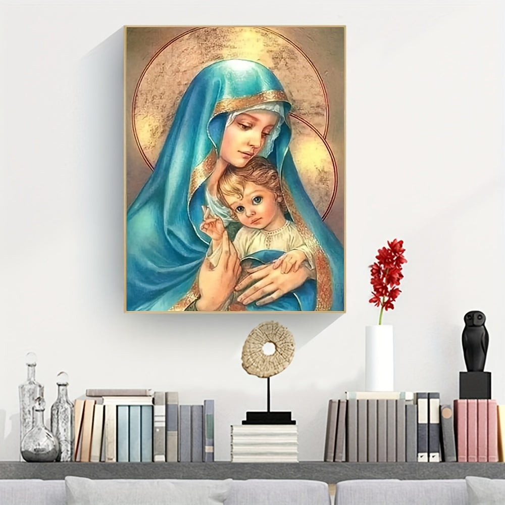 Virgin Pattern Canvas Painting Print for Home Wall Art Decoration