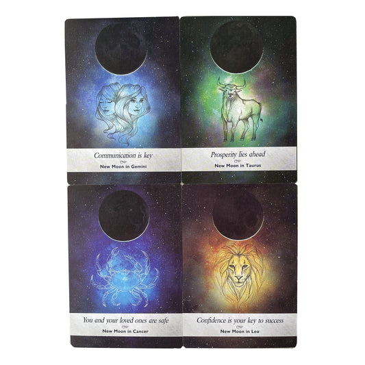 Vintage Oracle Cards & Instructions for Family Game Night