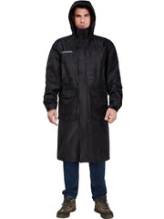 Men's Waterproof Hooded Rain Jacket for Riding