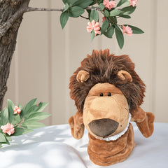 Long Haired Lion Hand Puppet - Cute Plush Toy