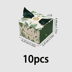 10pcs Green Leaves Pattern Washi Tape for Scrapbooking