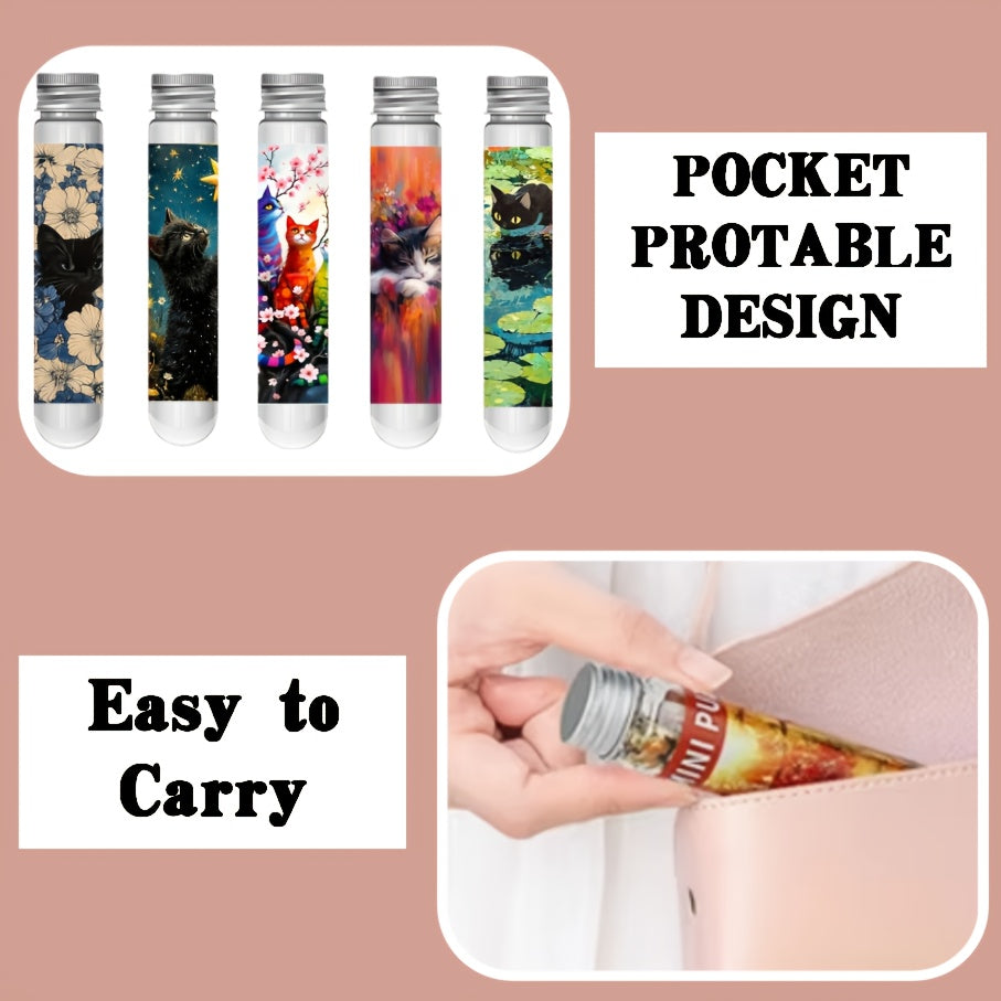 750pcs Test Tube Puzzle Jigsaw Cats Series Home Decor