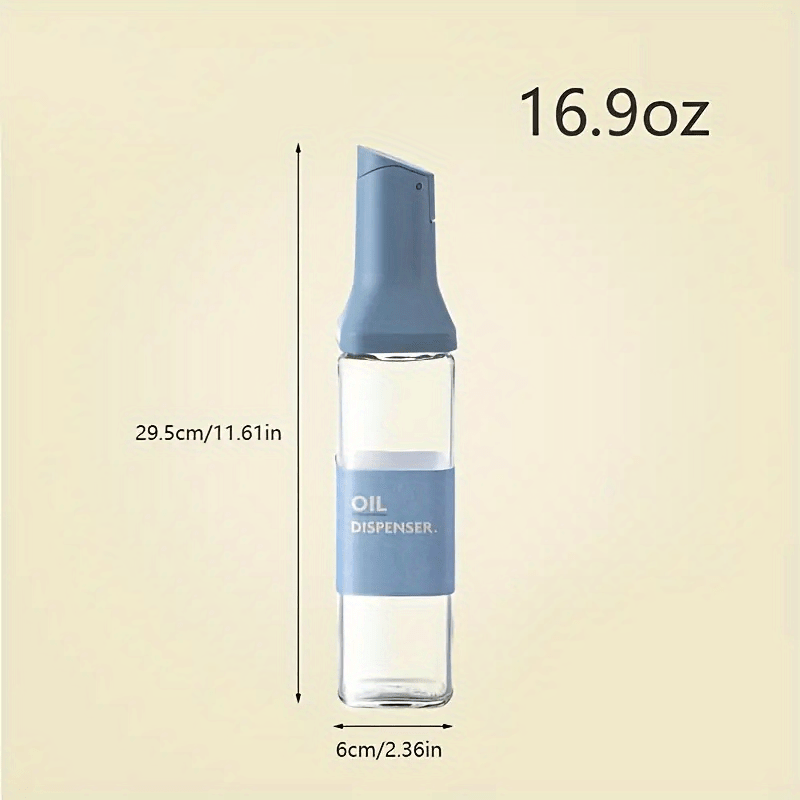 Glass Dispenser Bottle for Seasoning Vinegar and Condiments