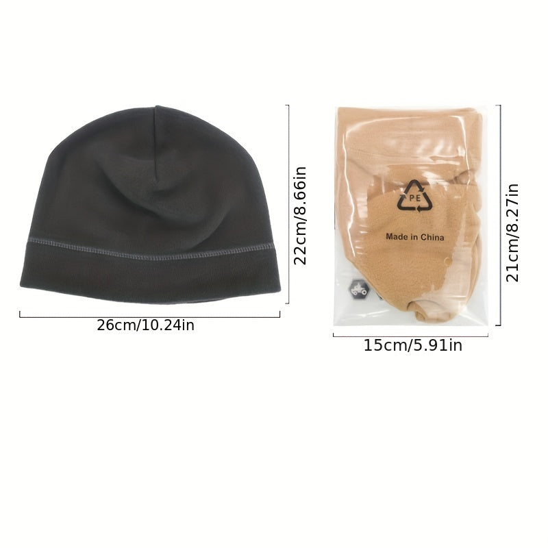 Thickened Polar Fleece Cap Windproof Warm Mountaineering Riding Hood Hat