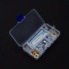Eyeglass Nose Pads Repair Kit - Silicone Screw-in Nose Pads with Tools