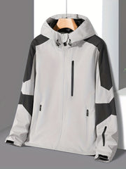 Men's Lightweight Windbreaker Jacket Zip Up Coat for Outdoor